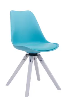 

Besucherstuhl Troyes Drehbar Wei & szlig; Square