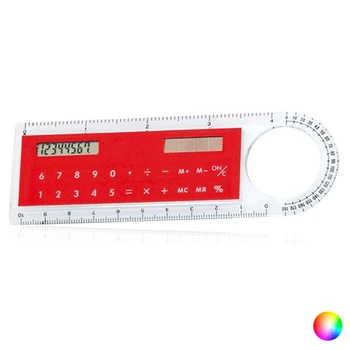 

Ruler with Solar Calculator and Magnifier (10 cm) 143749