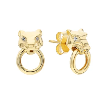 

Silver earrings with cubic zirconia sunlight sample 925