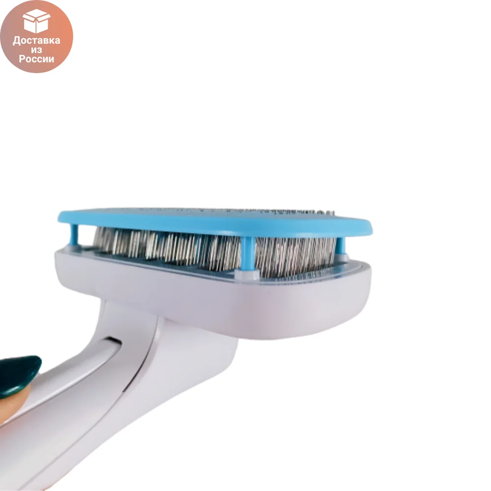 Comb for dogs slicker самоочищающаяся grooming remover wool dog automatic care wool animal cat