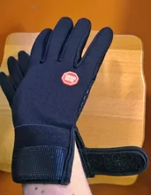 Otoño e Invierno de los hombres de las mujeres ciclismo guantes de dedo completo para pantalla táctil de deportes al aire libre guantes bicicleta guantes con Logo reflectante