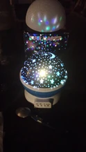 Lamp Children Star Projector Led-Night-Light Rotating-Starry Bedroom Nursery Moon
