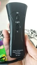 New Ultrasonic Dog Chaser Stop Aggressive Animal Attacks Repeller Flashlight