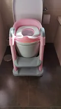 Asiento para orinal plegable para bebés, silla con respaldo de entrenamiento, con escalera para dar pasos, taburete para niños y niñas, inodoro seguro