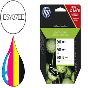 

Ink-jet hp n.301 deskjet 1000 / 2050 / 2510 / 3000 / 3050 officejet envy 4500 pack 2 black + 1 three-color 151304-E5Y87EE