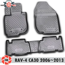 Коврики для Toyota Rav4 CA30 2006~ 2010 коврики Нескользящие полиуретановые грязезащитные внутренние аксессуары для стайлинга автомобилей