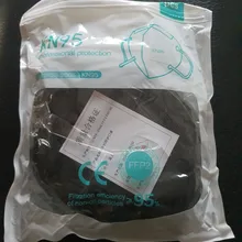 Mascarilla facial protectora de 5 capas, respirador con filtro FPP2, FPP3, FFP3, reutilizable, CE FFP2, 100 Uds.