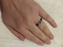 Ceramic-Ring Women Jewelry Wedding-Band Gifts Engagement Cubic-Zirconia-Stone Unique-Design