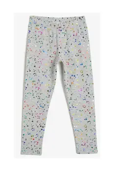 

Koton Kids Unisex Gray Printed Leggings 0 YKG47924OK