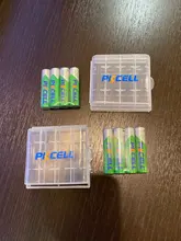 Rechargeable-Battery Batteries Case-Holder Pkcell Aaa Self-Discharge 850mah Ni-Mh 