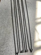 MM 2MM 2,5 MM 3MM cuerda cadenas collar de acero inoxidable DIY collares de la joyería para las mujeres hombres declaración 45CM-75CM