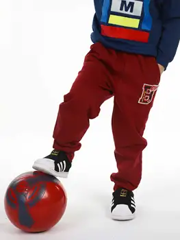 

Boys Clothing Kids Tracksuit Winter Cotton Warm Men Sports Daily School Outfits Elastic Waist Sweatpants 2021 Fashion Boy Pants