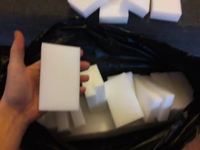 Esponja limpiadora de melamina para oficina y baño, borrador de esponja mágica para cocina, 100 unids/lote