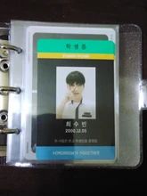 MINKYS Kawaii brillante Mini Bling bolsillo 3 Ring Binder diario cuaderno diario del programa DIY libro de fotos coreano papelería de la escuela