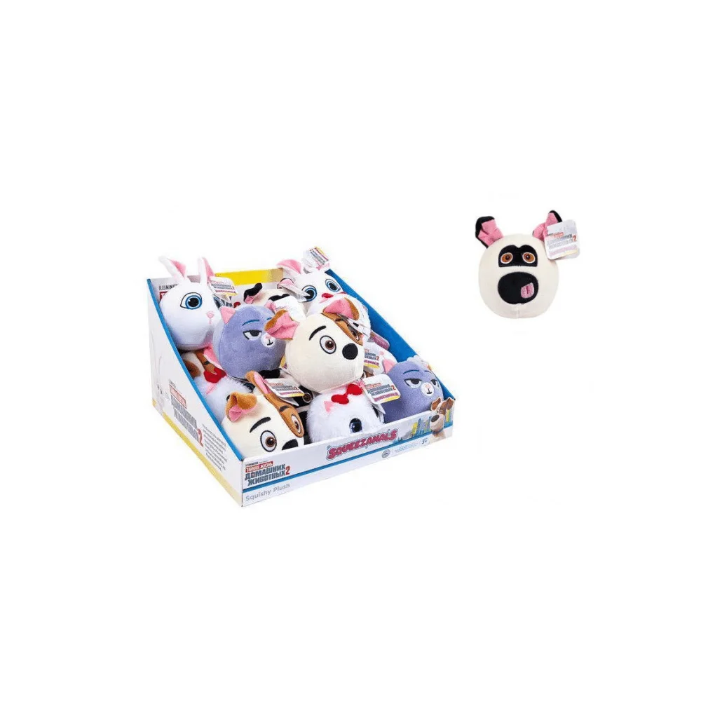 Мэл The Secret Life of Pets Тайная жизнь домашних животных Сквиш Squeezamals