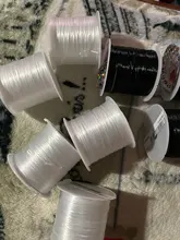 Cuerda elástica para cuentas de cristal de 1 mm, hilo fuerte para abalorios, rollo de 393 pulgadas para joyería, en varios colores