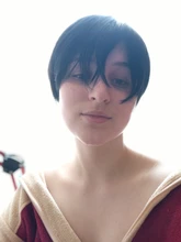 LUPU negro rubio corto pelucas de pelo sintético chico guapo Cosplay peluca Natural falsas pelo de alta temperatura de fibra