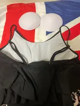 Traje de baño de dos piezas para mujer, bañador con doble volante y cintura alta, tankini con la parte inferior fruncida, ropa de baño de talla grande