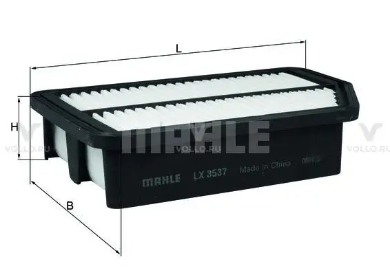 KNECHT LX3537 Фильтр воздушный HYUNDAI ELANTRA 11