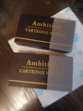 Ambición tatuaje cartucho agujas 20 piezas curva Magnum medio cono 5rm 7rm 9rm 11rm 13rm 15rm 17rm 19rm 21rm 23rm