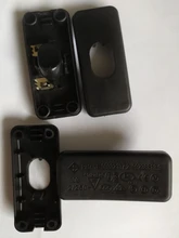 5 unids/lote en/OFF interruptor Inline negro en línea lámpara de mesa lámpara de escritorio luz Cable de interruptor de Cable de 110-250V