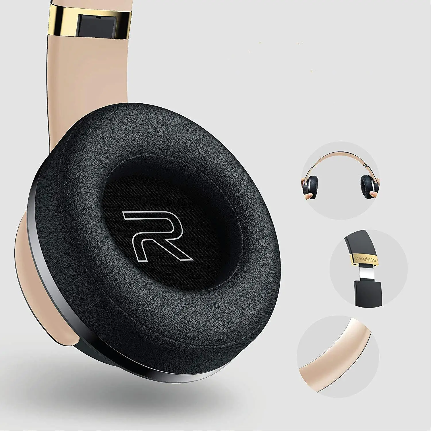 Premium On-Ear Bluetooth Headphone And Speaker 2 in 1 Bluetooth 5.0 NFC Supported Headset Controls