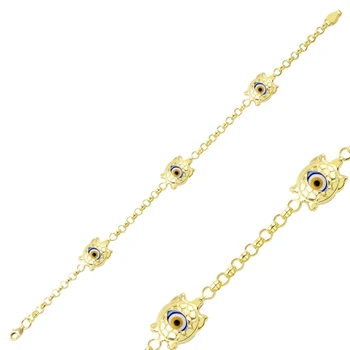 

KUTAYDAN 925 Sterling Silver Mesh Turtle Bracelet