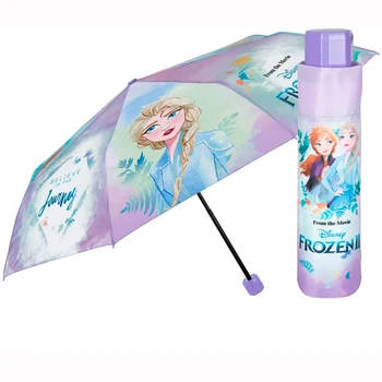 

Child umbrella folding Princess Elsa Opening manual, windproof and compact in glass fiber rods. SHIPPING shipping