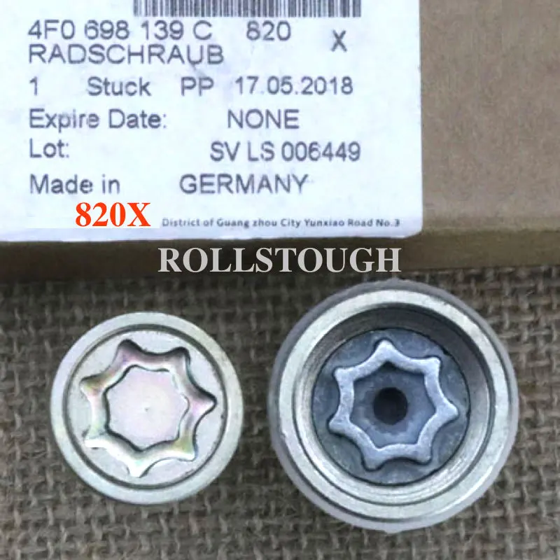 

Security Master Locking Wheel Nut Key 820 / X 17mm Socket For A6 A3 A4 A5 TT 4F0698139C 820X