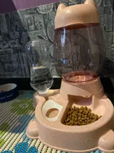 Automatic Feeder Bowl Food-Feeding-Container-Supplies 528ml-Bottle Drinking-Water Kitten