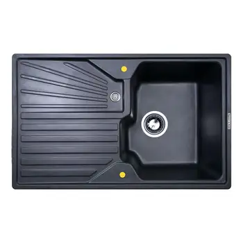 

Kitchen sink Zigmund & shtain Kaskade 800 dark rock black granite