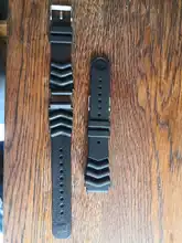 Correa de silicona deportiva para hombre, banda de reloj de goma impermeable de 18mm, 20mm y 22mm, accesorios de reloj para Seiko