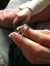 2 uds sol y luna amante conjunto de pareja de anillos promesa boda bandas para él y para ella