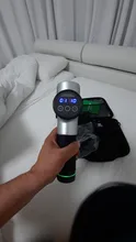 Pistola de masaje de alta frecuencia para relajación muscular, masajeador eléctrico con bolsa portátil, pistola de terapia para fitness