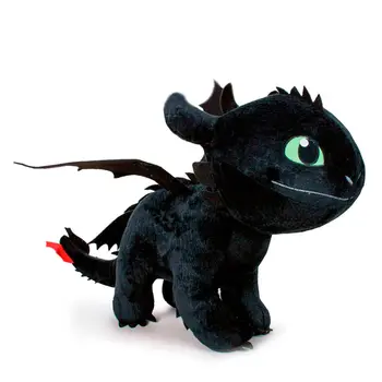 

Plush Toothless Night Fury How to Train Your Dragon 3 60cm