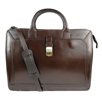 

Leather shoulder bag - Measures 40x30x12 cm