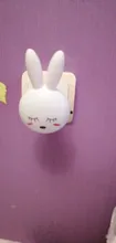 Led-Night-Light Bedside-Lamp Gifts Us-Plug Wall Bedroom Rabbit Cartoon Baby/children
