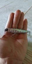 Hard Bait Walker Fishing-Lure Topwater Pencil Bass Plastic BLUX WTD Artificial Ripple 87