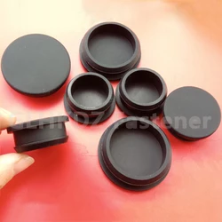 Black Silicone Rubber Snap - On Blanking Plugs - Dust - Proof & Waterproof Hole Stoppers - A 23mm (XY - 0033) (Black)