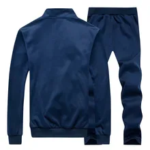 Chándales de primavera para hombre, ropa deportiva de Color sólido, conjuntos de chaqueta + Pantalones, chándal informal, sudadera de gimnasio para hombre, conjunto de 2 piezas