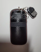 Caja bloqueadora de señal de llave de coche, Faraday Cage Fob Pouch, bolsa de bloqueo RFID sin llave