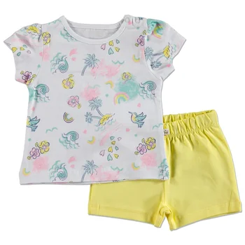 

ebebek For My Baby Summer Girl Spring T-shirt Short 2 pcs Set