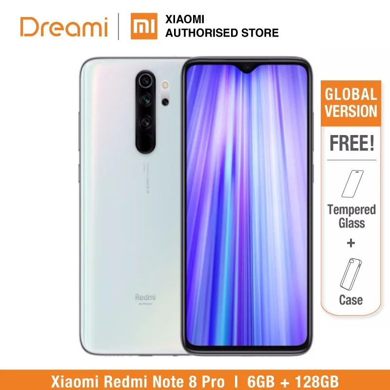  Global Version Xiaomi Redmi Note 8 PRO 128GB ROM 6GB RAM (Brand New and Sealed Box) note8 pro