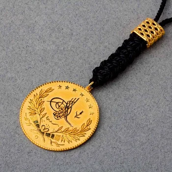 

Black Drawstring Tuğralı Gold Necklace 04-310-1000070