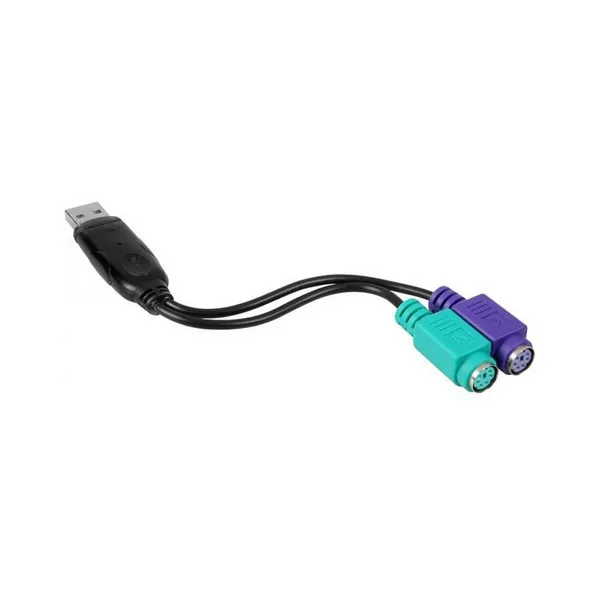 Адаптер PS/2 на USB NANOCABLE 10.3/0101 черный