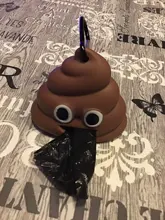 1 Uds para Bolsa para popó marrón recolector de desechos animales Herramientas de limpieza Multi propósito bolsas de basura bolsa de basura de almacenamiento de caja de PVC para perro suministros