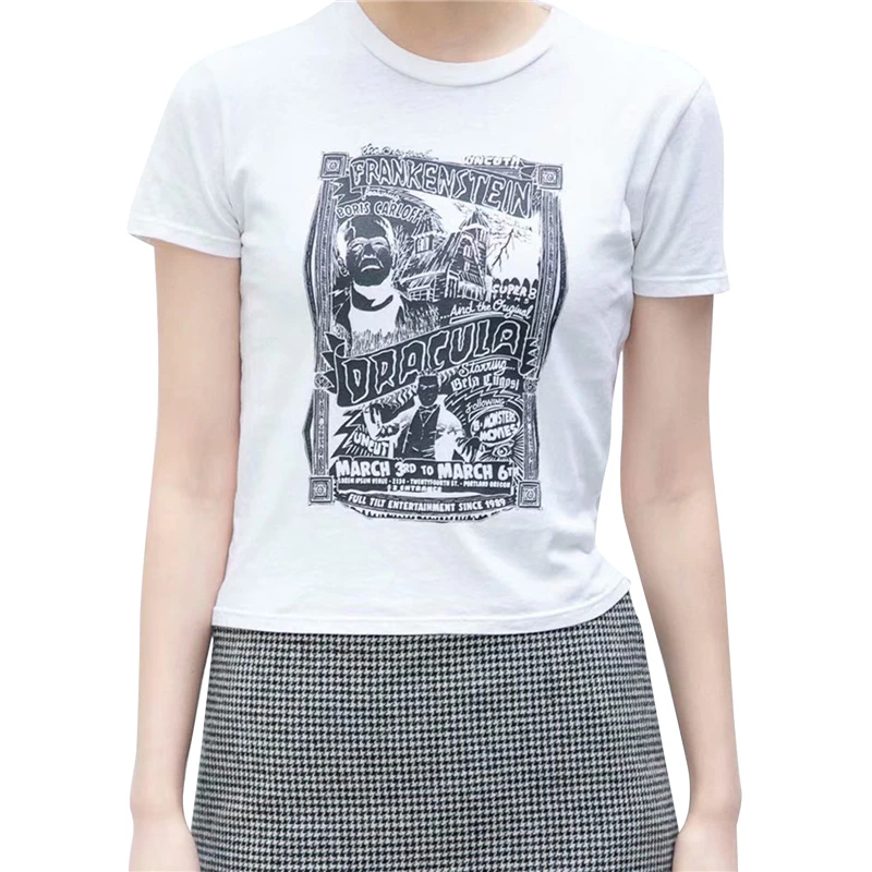 Ub715a088c142420d9e9c75e79f31cfecX - Gothic Portrait Short Sleeve T-shirt