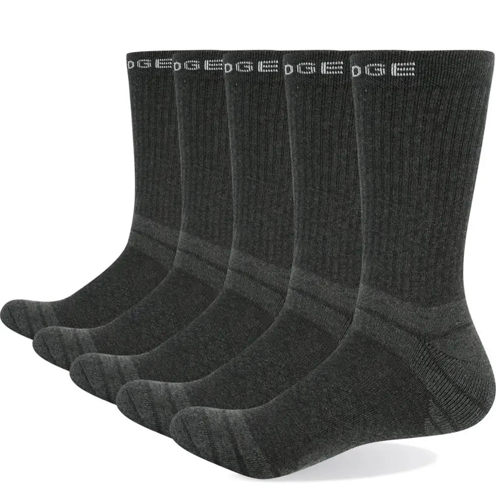 Socks YUEDGE Sport Winter Cotton 5-Pairs Brand Crew Athletic Warm Cushion Men