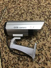 Cámara falsa simulada cámara de vigilancia CCTV DE SEGURIDAD impermeable con luz Led cámara de simulación Interior Exterior