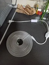 Led-Strip-Light Switch Garden Outdoor Flexible High-Brightness Waterproof 2835 220V 120leds/m